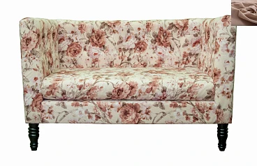 купить красивый Диван прованс Rose Flower коричневый