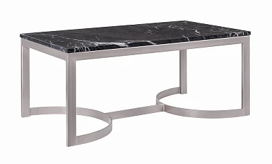 купить стильный Журнальный столик прямоугольный Aron Marble-Gy в интернет-магазине
