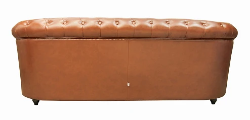 фото Диван кожаный Karo brown 3S в интерьере