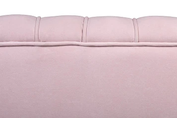 купить Дизайнерский диван Pearl Triple Pink на черных ножках