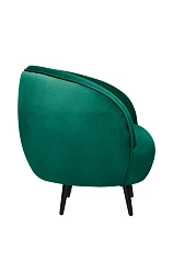 Мягкое кресло Small Benee Green V2 на черных ножках