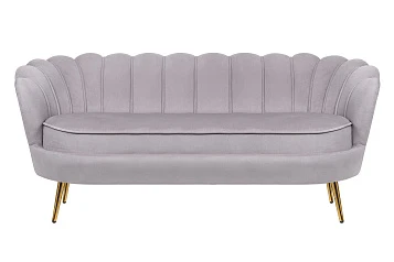 Дизайнерский диван Pearl Triple Grey в интерьере