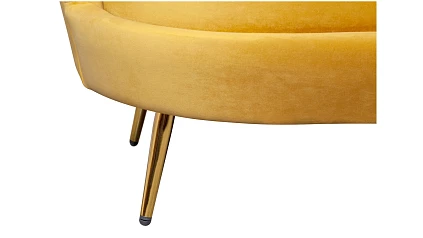 заказать Комплект кресел и дивана ракушка Pearl Triple Yellow