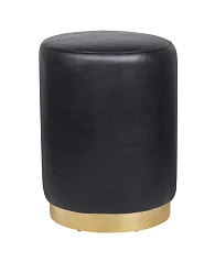фото Дизайнерский пуф Topper Black в интерьере