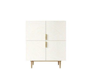красивые Большой комод с четырьмя дверками "Line" LN03/GR1/beige на заказ