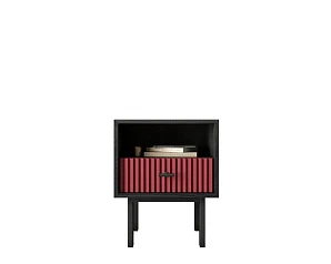 купить Тумбочка с нижним ящиком "Emerson" арт EM17/red/L в интернет-магазине