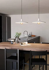 купить 900834 Люстра MINIERE, 2X40W (E27), L995, B420, H1100, сталь, черный / сталь, серый