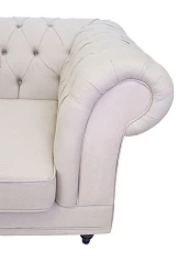 Диван мягкий арт-деко Neylan голубой в интерьере