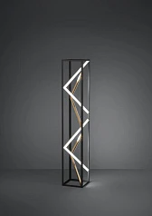 купить 390419 Светод торшер с рег-кой цветовой темп-ры PENELA, 23W(LED) ,2700-6500K, 2300lm, алюминий, сталь, черный, золотой в интернет-магазине