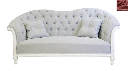 купить красивые Французский диван для гостиниц Velina красный в интернет-магазине