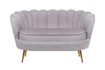 стильный Диван ракушка Pearl Double Grey на заказ