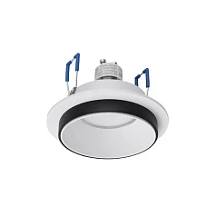 фото 900456 Встраиваемый светильник CAROSSO, 35W (GU10), ?93, алюминий, черный, белый в интерьере