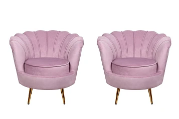заказать Комплект кресел ракушка Pearl Pink