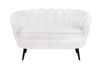 заказать Двухместный диван Pearl Double Boucle на черных ножках