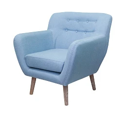 Низкое кресло Fuller Blue в интерьере