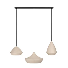 купить стильные 390269 Люстра TORREMOLINOS, 3X28W (E27), L930, B365, H1500, сталь, черный/сталь, песочный