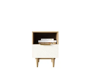 красивые Тумбочка с нижним ящиком "Line" LN09/GR1/beige