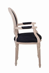 стильный Мягкий стул с подлокотниками Delo Arm Black