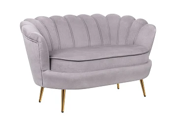 стильный Диван ракушка Pearl Double Grey на заказ