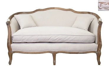 красивые Двухместный диван ампир Darcy 2 цвет розовый