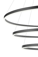 Люстра Orblaze 3 rings 800 black в интернет-магазине
