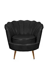 красивое Низкое кресло ракушка Pearl Black V2 в интернет-магазине