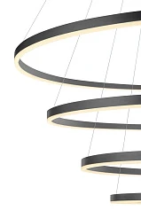 Люстра Orblaze 4 rings 1000 black в интернет-магазине