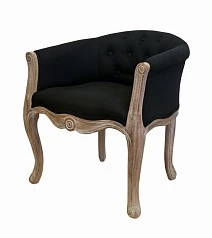 купить красивое Низкое кресло ретро Kandy Black в интернет-магазине