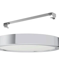 заказать 900641 Накладной светильник FUEVA 5, 17W (LED), 3000K, IP44, ?210, сталь, хром / пластик, белый в интернет-магазине