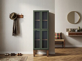 заказать Шкаф-витрина "Андерсен (Andersen)" с рифлеными стеклами арт AN14