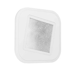 фото 901233 Светодиодный потолочный светильник  MACCHIONI, 12W(LED), 200x200, сталь, пластик, белый/ пластик с эфф. хрусталя, белый, 4000K, 1560lm