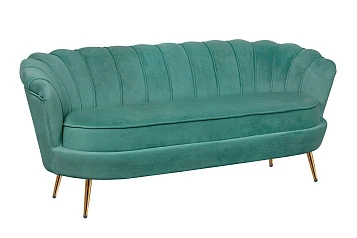 Диван ракушка для гостиниц Pearl Triple Green V2 в интернет-магазине