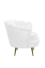 красивое Низкое кресло ракушка Pearl White в интернет-магазине