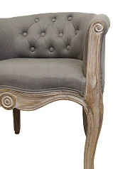 Низкое кресло ретро Kandy Grey