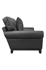 купить Дизайнерский кожаный диван лофт Todes Black