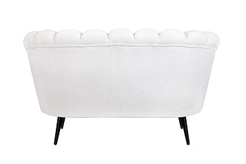 Двухместный диван Pearl Double Boucle на черных ножках в интернет-магазине