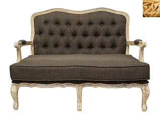 красивый Прямой диван модерн Yareli Brown V2 желтый в интернет-магазине