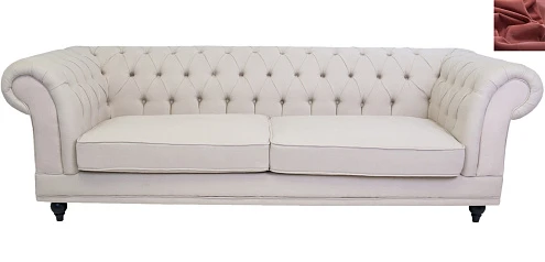 заказать Диван мягкий арт-деко Neylan красный в интернет-магазине